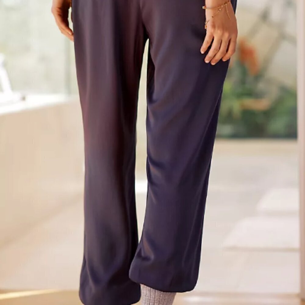 🏷 *NWT* Anthropologie Cloth & Stone Draped Joggers - Effortless Comfort & Style - Picture 11 of 11